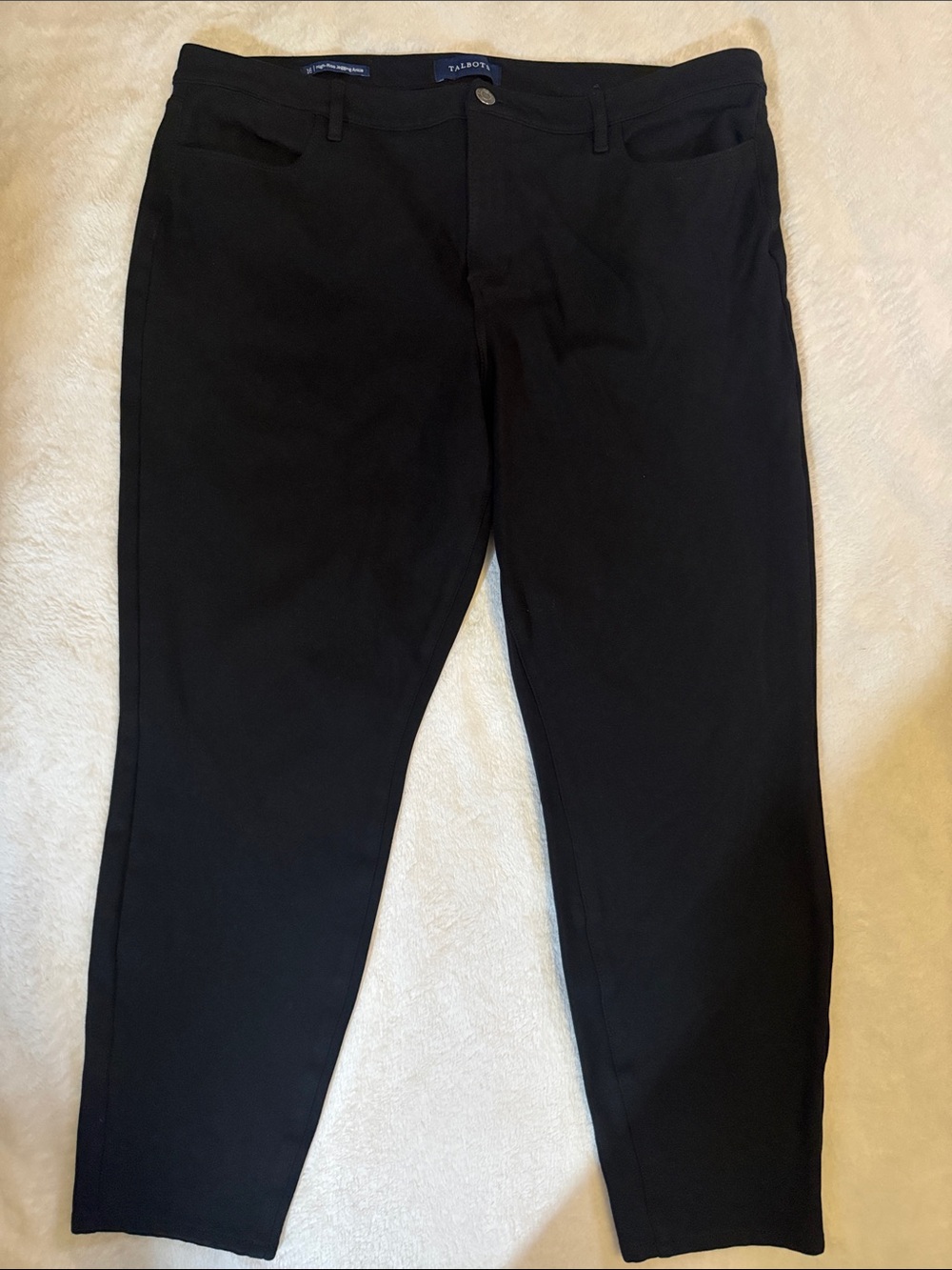 Talbots Black Stretch High-Rise Jegging Ankle Pants Size 16